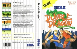 - Double Dragón Master System Box Art Case Insert Cover Only - Picture 1 of 1