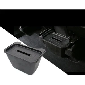 Tesla Model Y Rear Center Console Organizer Backseat Storage Box with Cover  - Foto 1 di 10