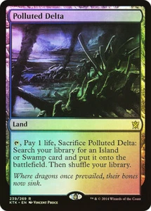 FOIL Polluted Delta ~ Khans of Tarkir [ Excellent+ ] [ Magic MTG ] - Picture 1 of 1