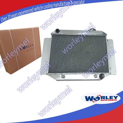 Aluminum Radiator HQ HJ HX HZ 1971-1980 6 cylinder 202 For HOLDEN 3 Row 56mm - image 1 of 4
