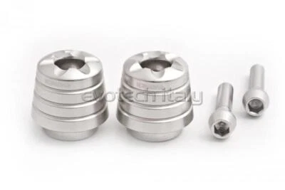 Contrappesi bilancieri manubrio Evotech silver R1 2016 2017 2018 2019 2020 - Immagine 1 di 4