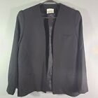 Campus Casuals Black Suit Separate Jacket 100% Wool See Pictures For Exact Size