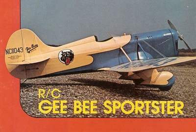 Model Airplane Plans (RC): Gee Bee Mod D Sportster 56" for .40ci by Henry Haffke - Image 1 of 4