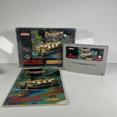 Power Drive SNES Boxed Complete Super Nintendo - Tested Working - Image 1 of 4