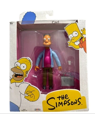 Figura de acción de Los Simpson Carlson con lonchera y taza de 5 pulgadas Foto 1 de 3