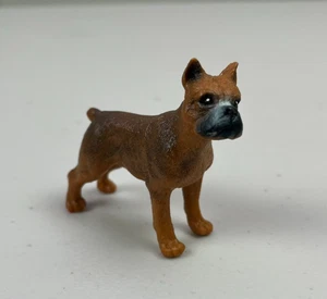 Vintage Schleich Boxer Figure Brown Dog Figurine - Picture 1 of 5