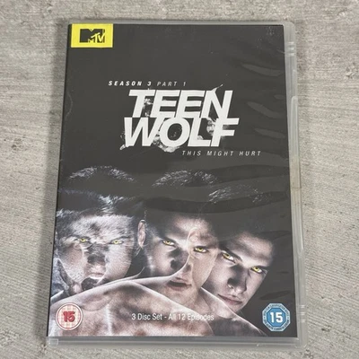 Teen Wolf Season 3 Part 1 DVD - MTV Teen Drama 12 Episodes Series 3 - Image 1 of 2