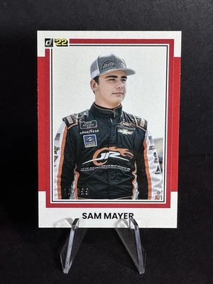 2022 Donruss Racing NASCAR Retro 1981 #170 Sam Mayer /299 Red Parallel - Image 1 of 2