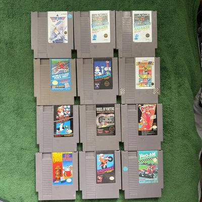 LOTE DE 12 CARRITOS Juegos Nintendo NES Foto 1 de 3