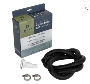 Marine 3/4" x 5' Bilgenpumpe Sanitär Kit mit Bilgenschlauch, Durchgangsverschraubung,, - Bild 1 von 6