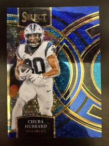 Panini Select Club Level Blue Disco Prizm #238 Chuba Hubbard 2024/25 - Imagen 1 de 2