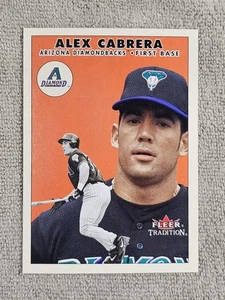 2000 Fleer Tradition Update Alex Cabrera #U125 Rookie RC - Bild 1 von 2