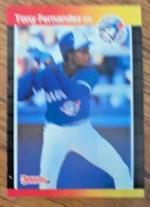 Tony Fernandez Toronto Blue Jays 1989 Donruss Baseballkarte #206 neuwertig - Bild 1 von 2