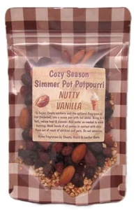 Triebe, Wurzeln & Leder Stiefel Nussig Vanille Simmer Potpourri - 3,5 oz Beutel mit 2 - Bild 1 von 4