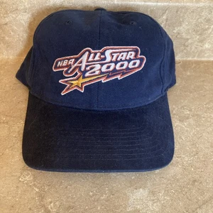 Golden State Warriors 2000 NBA All-Star Cap Mütze Neu mit Etikett Vintage Einheitsgröße blau mit Schnalle - Bild 1 von 7