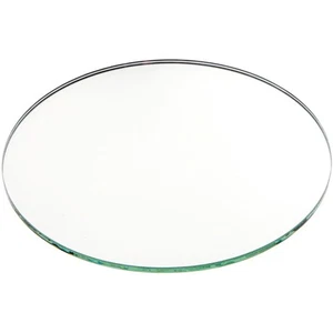 Plymor 5" Round, 3mm Thick Non-Beveled Glass Mirror Circle - Picture 1 of 1