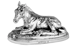 Caballo de plata - potro - plata de ley totalmente sellada - Imagen 1 de 3