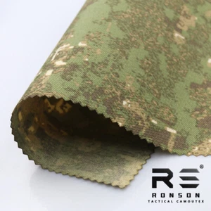 Tactical Green Wasteland Camouflage 1000D Polyester Fabric  waterproof Cloth - Picture 1 of 3