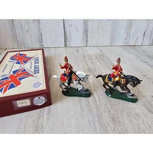 Union jacks personal grenadiers mounted horses as is set metal toy soldier figur - Picture 1 of 7