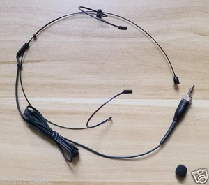 Double ear Head worn Microphones For Sennheiser evolution Wireless Headset Mic - Picture 1 of 5