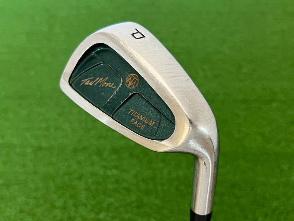 TAD MOORE Titanium Face PITCHING WEDGE Right Handed Graphite Stiff Flex Used PW - Image 1 of 4