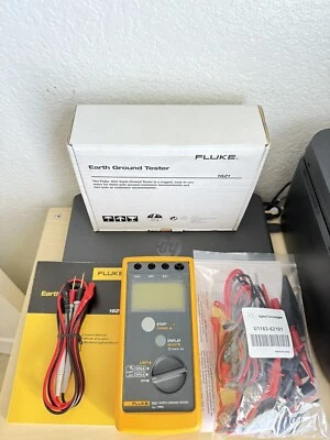 PROBADOR TIERRA FLUKE 1621 CON CABLES Y ACCESORIOS (ENVÍO GRATUITO) PROBADO Foto 1 de 4