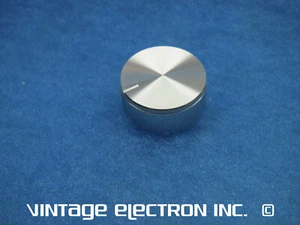 NEW Replacement DYNACO Knob (1-1/4" diameter) - SILVER Machined Aluminum - Picture 1 of 4