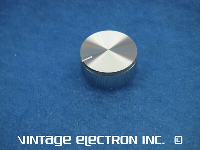 NUEVO Perilla de repuesto DYNACO (1-1/4" de diámetro) - PLATEADO de aluminio mecanizado Foto 1 de 4