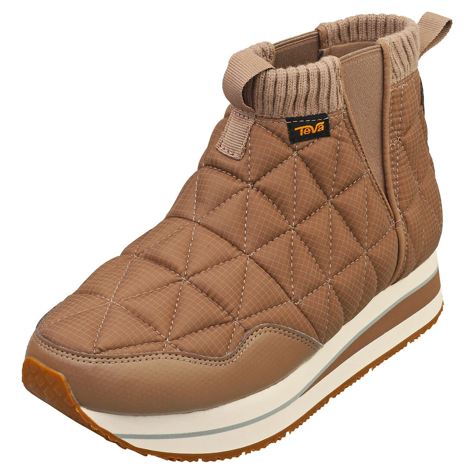 TEVA REEMBER MID PLATFORM SNEAKER COMFORT BROWN BOOTS WOMEN US 9/ EUR 40
