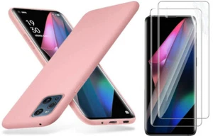 Coque Silicone TPU Rose + 2 Verres Trempes Pour Oppo Find X3 Lite Little Boutik - Imagen 1 de 3