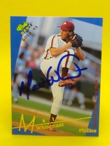 Matt Whisenant 1993 Best Gold #136 PERSONAL AUTOGRAPH