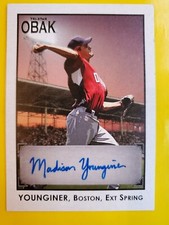 2010 TRISTAR Obak Autographs Black #A46 Madison Younginer 33/50 - Boston Red Sox