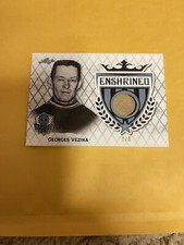 GEORGES VEZINA 2017/18 LEAF MASKED MEN ENSHINED GAME USED MEMORABILIA 1/3