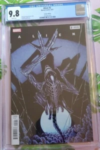 ALIEN #2  VARIANT EDITION  9.8 CGC WHITE PAGES  MARVEL COMICS  - Picture 1 of 4