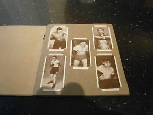 Churchmans Boxing Personalities full set of cigarette cards 1938 in album