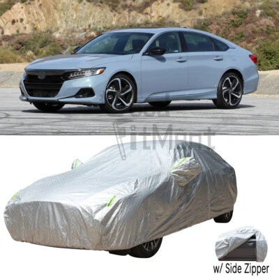 For Honda Accord Sedan Waterproof Full Car Cover Dust Sun All Weather Protection Foto 1 de 4