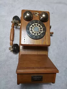 Vintage Thomas Collector’s Edition 1927 Holz Wandtelefon Modell PP-90 ungeprüft - Bild 1 von 11