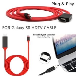 Typ C Zu HDMI HDTV Av TV Kabel Adapter Für Samsung Galaxy S8+ Plus Macbook - Bild 1 von 3