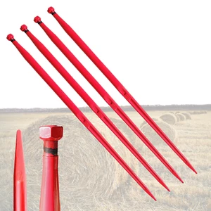Frontladerzinken Frontlader 1100mm M22x1.5 Zinken Großballenzinken 4x - Bild 1 von 1