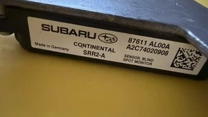15 19 SUBARU LEGACY REAR BLIND SPOT MODULE 87611 AL00 A - Picture 1 of 6