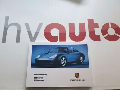 Original Betriebsanleitung Handbuch Porsche 911 Carrera 2/4 Typ 996 MK1  99/2000 - Bild 1 von 4