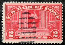 US Revenue Stamps #Q2 - 1913 2c Parcel Post Stamp - City Carrier GR19