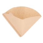 100PCS Coffee Filter Paper Cone Shaped Disposable Coffee Strainer Paper Natu FD