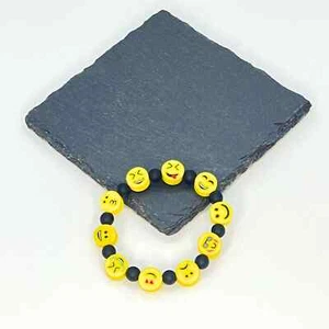 Children Bracelets for Toddler Bracelet Emoji Elastic Bracelet for Kids Gift - Picture 1 of 3