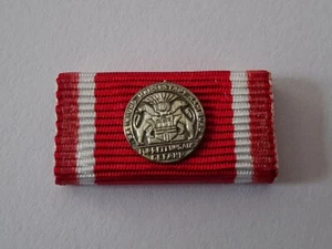 (A34-21) Rettungsmedaille Hamburg Bandspange Ordensspange - Picture 1 of 1