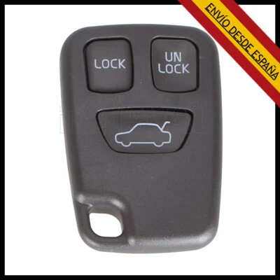 LLAVE MANDO 3 BOTONES VOLVO S40 S60 S70 S80 s90 V40 V70 V90 XC70 XC90 CARCASA - Imagen 1 de 4