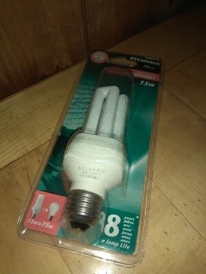 Sylvania 15W/75 E27 Mini-Linx T Economy Fast Start 827 UK Made 84888 - Image 1 of 2