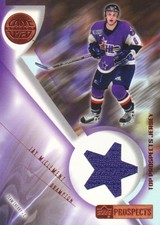 2001-02 UD Prospects CHL Hockey JERSEY #J-JM Jay McClement Brampton