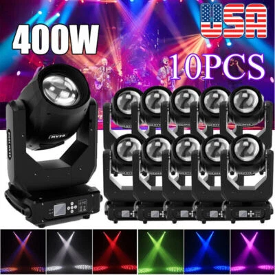 400W Moving Head Stage Light RGBW Gobo LED DMX Beam Club Disco DJ Party Lighting - Image 1 of 4