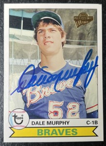 DALE MURPHY 2005 Topps All-Time Fan Favorites Baseball Card #62 AUTO Autograph